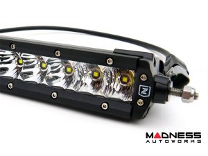 Ford Bronco Lighting Upgrade - Front - Factory Bumper - ZROADZ - Bumper Top Light Bar - w/ 30 Inch Single Row LED Bar